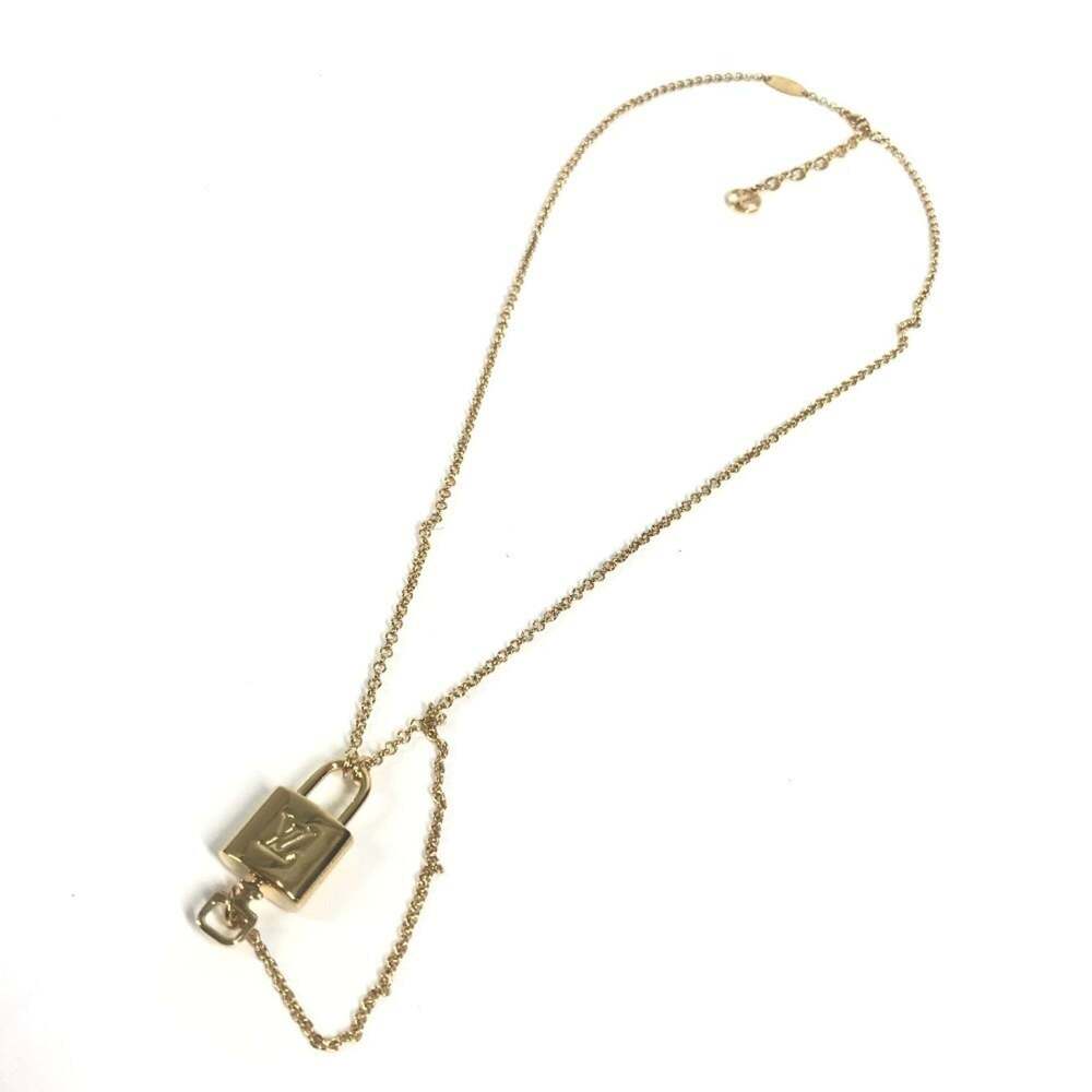 LOUIS VUITTON Gold Necklace - Picture 2 of 14